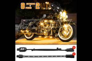 XK Glow - XKGlow Accent Light Kit: Amber / 10x Pods, 4x 8in Strips - Image 2