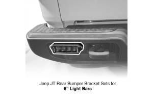 XK Glow - XKGlow Light Bar Bracket Kit: Jeep JT / Rear Bumper / 6in - Image 6