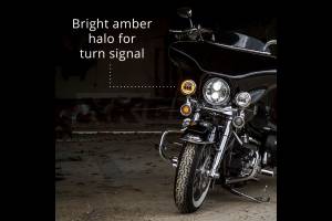 XK Glow - XKGlow Motorcycle Highway Bar Switchback Driving Lights: Chrome - Image 4