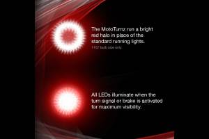 XK Glow - XKGlow Motorcycle Turn Signal Kit: Rear / 1156 Flat / Smoked - Image 3