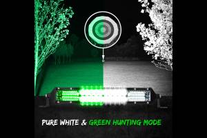 XK Glow - XKGlow Green/White 2-in-1 LED Light Bar: 10in - Image 3
