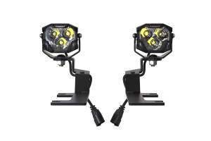Morimoto - Morimoto 4Banger A-Pillar Kit: 14-18 Sierra 1500 (NCS White Combo Beam) - Image 2