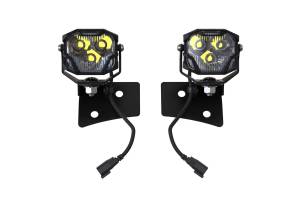 Morimoto - Morimoto 4Banger A-Pillar Kit: Wrangler JK (HXB Yellow Combo Beam) - Image 2