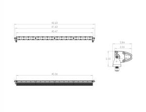Baja Designs - 40 Inch LED Light Bar Spot Pattern S8 Series Baja Designs - Image 2
