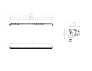 Baja Designs - 50 Inch LED Light Bar Work/Scene Pattern S8 Series Baja Designs - Image 2