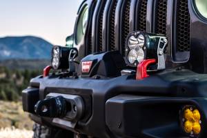 Baja Designs - Jeep JL/JT Rubicon Steel Bumper LED Light Kit XL 80 w/Upfitter Baja Designs - Image 2