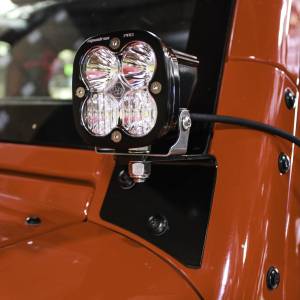 Baja Designs - Jeep JK XL Sport Spot A-Pillar Kit Baja Designs - Image 2