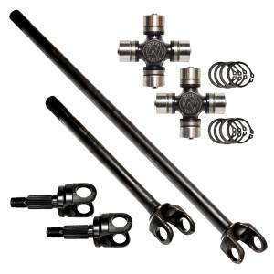 Front Axle Kit with Excalibur U-Joints for Dana 44 2007-2018 Jeep Wrangler JK Rubicon Nitro Gear & Axle