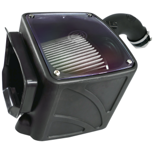 S&B - Cold Air Intake For 04-05 Chevrolet Silverado GMC Sierra V8-6.6L LLY Duramax Dry Extendable White S&B - Image 5