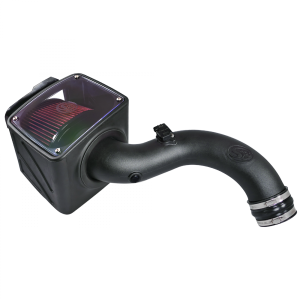 S&B - Cold Air Intake For 01-04 Chevrolet Silverado GMC Sierra V8-6.6L LB7 Duramax Cotton Cleanable Red S&B - Image 5