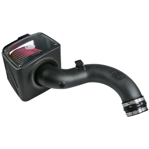 S&B - Cold Air Intake For 01-04 Chevrolet Silverado GMC Sierra V8-6.6L LB7 Duramax Cotton Cleanable Red S&B - Image 8