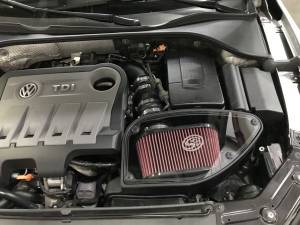 S&B - Cold Air Intake For 10-14 VW 2.0L TDI , 2015 VW Jetta 2.0L TDI Cotton Cleanable Red S&B - Image 12