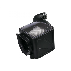 S&B - Cold Air Intake For 07-10 Chevrolet Silverado GMC Sierra V8-6.6L LMM Duramax Dry Extendable White S&B - Image 4