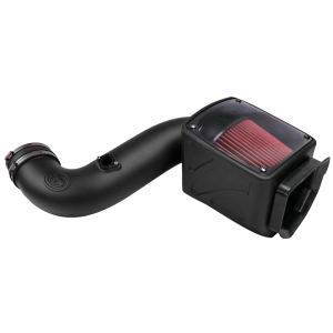 S&B - Cold Air Intake For 06-07 Chevrolet Silverado GMC Sierra V8-6.6L LLY-LBZ Duramax Cotton Cleanable Red S&B - Image 4