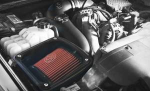 S&B - Cold Air Intake For 06-07 Chevrolet Silverado GMC Sierra V8-6.6L LLY-LBZ Duramax Cotton Cleanable Red S&B - Image 6