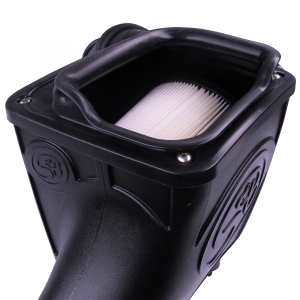 S&B - Cold Air Intake For 03-07 Ford F250 F350 F450 F550 V8-6.0L Powerstroke Dry Extendable White S&B - Image 3