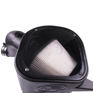 S&B - Cold Air Intake For 13-18 Dodge Ram 2500 3500 L6-6.7L Cummins Dry Extendable White S&B - Image 2