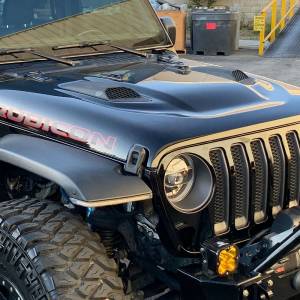 S&B - Jeep Air Hood Scoops for 18-22 Wrangler JL Rubicon 2.0L, 3.6L, 20-22 Jeep Gladiator 3.6L Scoops Only Kit S&B - Image 6